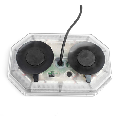 12V 24V Red Blue Amber White Led Flashing Construction Truck School Bus Magnetic Strobe Warning Beacon Light