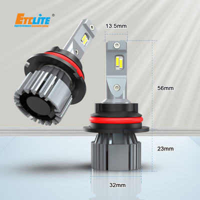 Etclite I6c 9004 Ip65 Car LED Headlight Bulbs 5000lm Hb2 Led Light Headlight