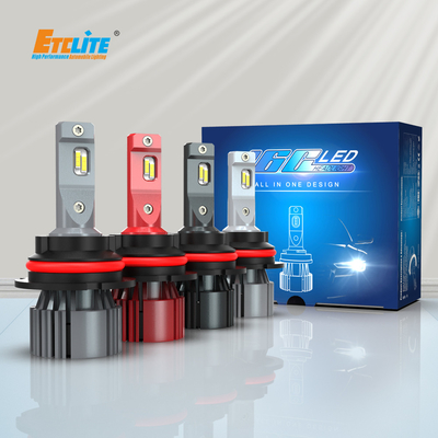 Etclite I6c 9004 Ip65 Car LED Headlight Bulbs 5000lm Hb2 Led Light Headlight