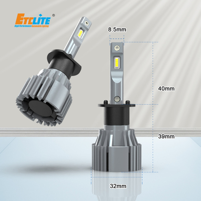 Etclite I6C Lamp Super Bright 6500K H1 Headlamp Car LED Headlight Bulbs