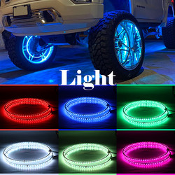 12V Multicolor LED Headlights , Singal Row Led Rgb Car Lights