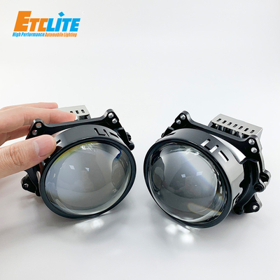 16V Projector Lens Headlight , 55W Dual Beam Projector 9600LM