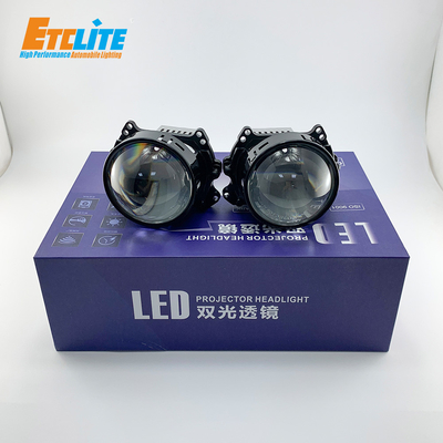 H4 H7 Bi Led Projector Retrofit Super Bright Dual Beam 6 Inch Depth