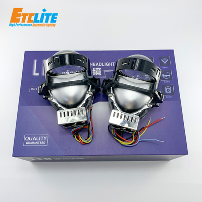 6000K LED Projector Lens , H4 9003 HB2 Bi Led Laser Projector