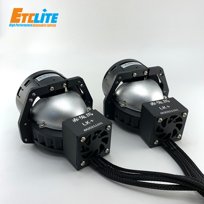 3 Inch Bi Led Projector Lens 9600LM/Pair With 9000RMP Cooling Fan
