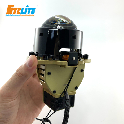 55W Projector Headlights High And Low Beam 3.0Inch Size With Cooling Fan