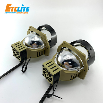 H4 LED Projector Lens Headlights Adopting High Illumination 3570 CSP Chips