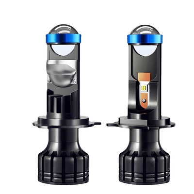 Bi Led H4 プロジェクター レンズ ハイ/ロー ビーム 自動変換 車 ミニ H7 Led プロジェクター付き