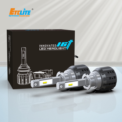H3 High Lumen LED Headlight Bulbs Super Bright  60W 10000lm Adjustable